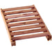 A cedar shelf