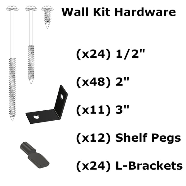 Additional Wall Kit Organizer Hardware